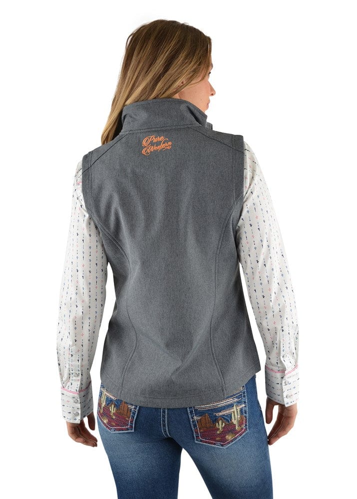 Load image into Gallery viewer, Pure Western Womens Shirly Soft Shel Vest
