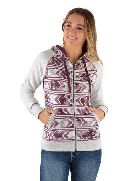 Pure Western Womens Ariana Zip Up Hoodie