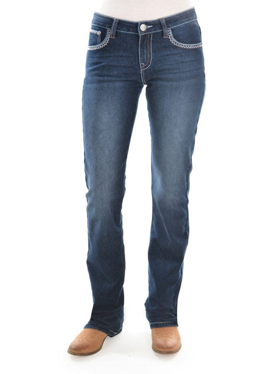 Pure Western Womens Angie Relaxed Rider Jean