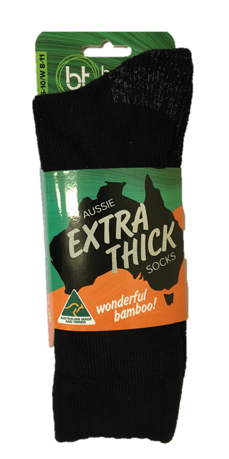 Bamboo Textiles Aussie Extra Thick Socks