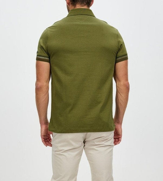 Tommy Hilfiger Textured Cuff Regular Fit Polo