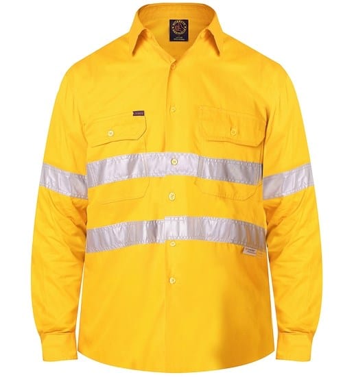Ritemate Mens Open Front L/S 3M Tape