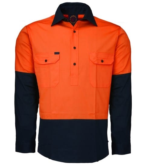 Ritemate Mens Vented Closed Front L/W L/S