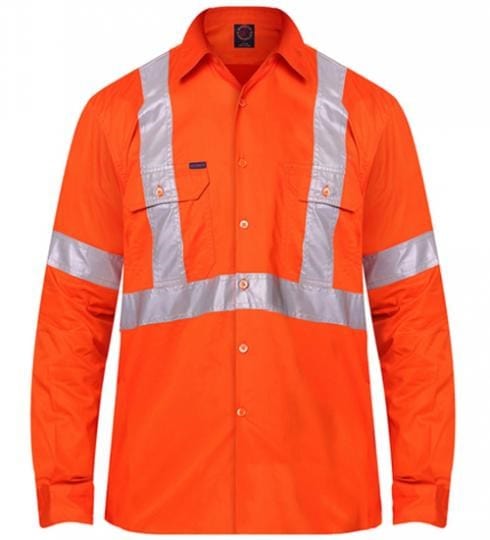 Ritemate Mens Open Front L/S 3M Tape