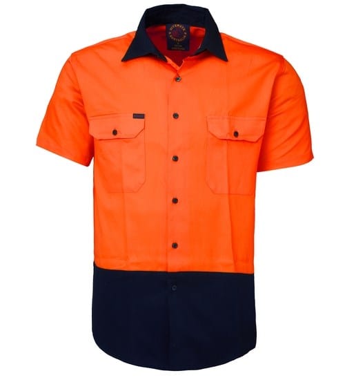 Ritemate Mens Vented Open Front L/W S/S