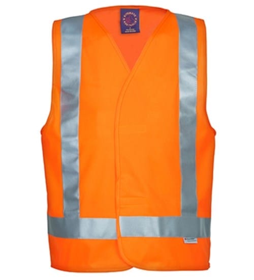 Ritemate Mens Hi Viz Vest With Reflective Tape