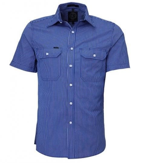 Ritemate Pilbara Men's S/S Shirt, Double Pockets