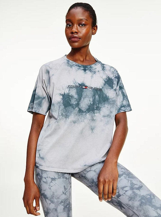 Tommy Hilfiger Womens Sport Cool Tie-Dye T-Shirts