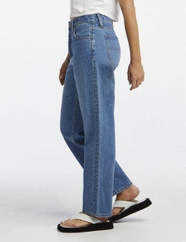 Riders Womens Dad Jean High Hope Blue