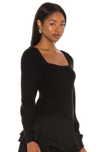 Staple The Label Womens Lola Rib Knit Top