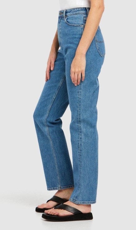 Lee Womens High Straight Cosmic Indigo