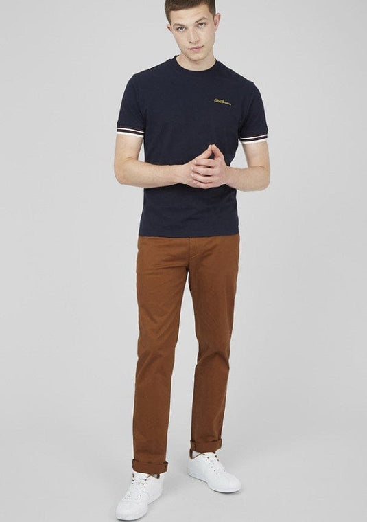 Ben Sherman Mens Signature Slim Stritch Chino