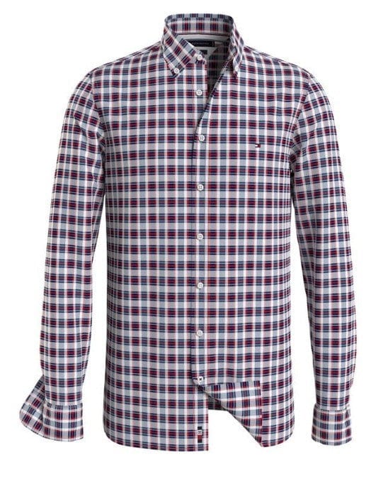 Tommy Hilfiger Mens Small Oxford Check SF Shirt