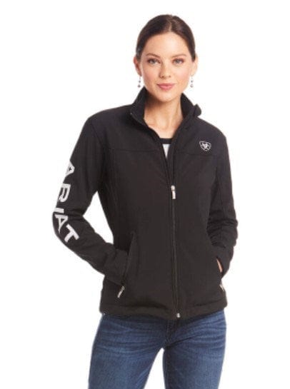 Ariat  Womens Black New Team Softshell Jacket