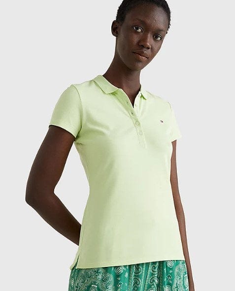 Tommy Hilfiger Womens Slim Fit Pique Polo