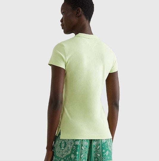 Tommy Hilfiger Womens Slim Fit Pique Polo