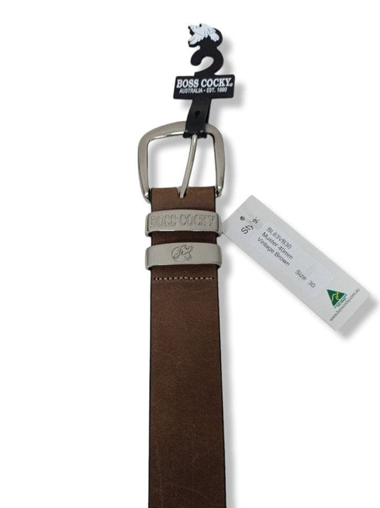 Boss Cocky Mens Muster Vintage Brn 40mm 30