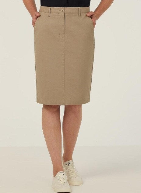NNT Womens Stretch Cotton Chino Skirt