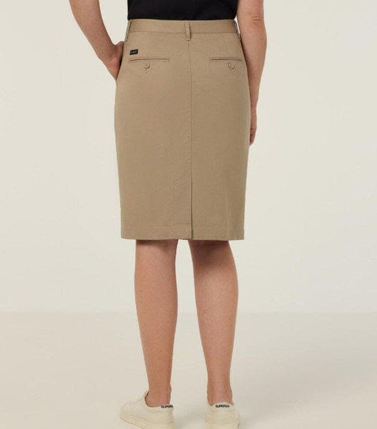 NNT Womens Stretch Cotton Chino Skirt
