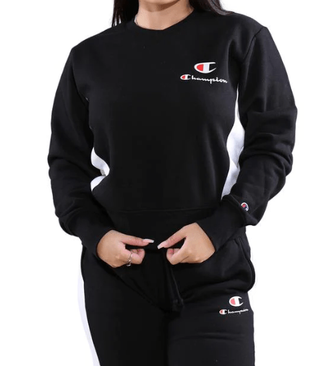 Champion sweatsuit best sale womens black