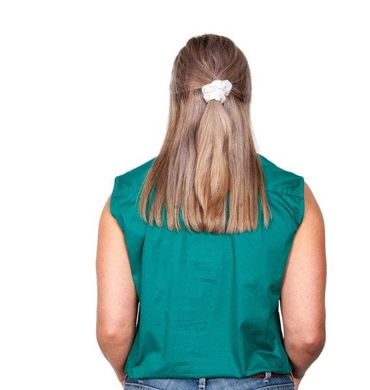 Just Country Womens Kerry 1/2 Button Sleeveless-Dark Green