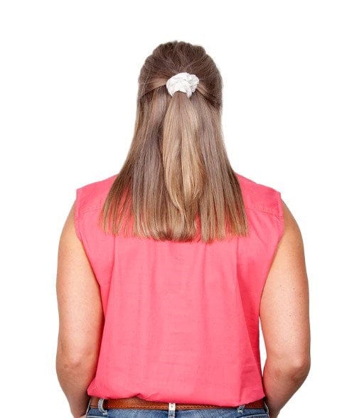 Just Country Womens Kerry 1/2 Button Sleeveless-Hot Pink