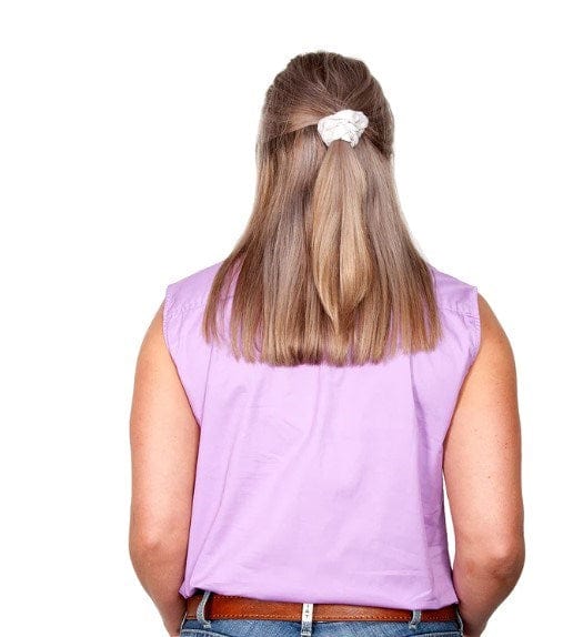 Just Country Womens Kerry 1/2 Button Sleeveless-Orchid