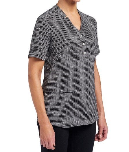 NNT Womens Pixel Print S/S Tunic