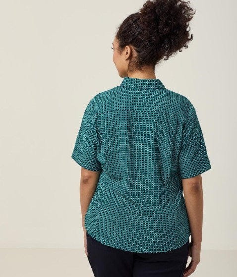 NNT Womens Pixel Print S/S Action Back Shirt