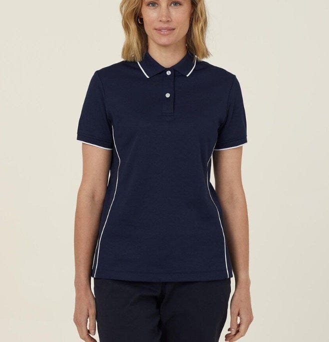 Load image into Gallery viewer, NNT Womens Antibacterial Polyface Short Sleeve Tipped Polo
