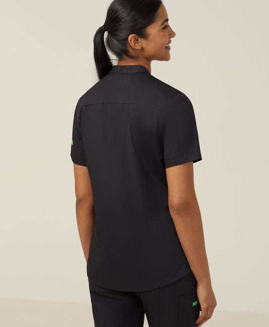 NNT Womens Next -Gen Antibacterial Active Blackburn Mandarin Collar Scrub Top
