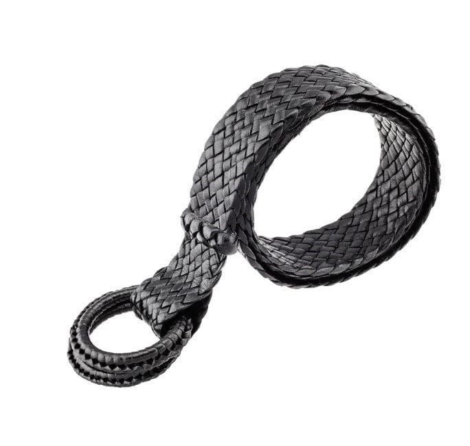 Badgery Belts Womens Saddler- Kangaroo Plaited Leather Ring Belt (32mm