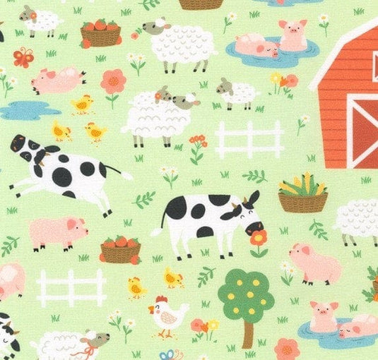 Robert Kaufman  Cuddly Countryside Farm