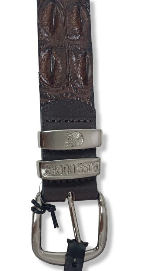 Load image into Gallery viewer, Boss Crocky Mens Genuine Leather Crocodile Belt
