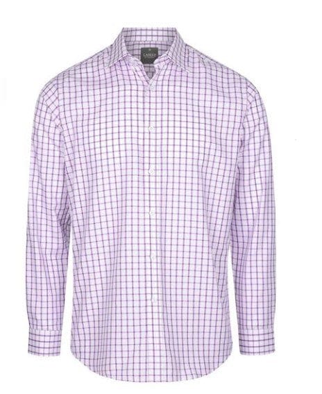 Gloweave Mens Bourke Oxford Check Long Sleeve Shirt