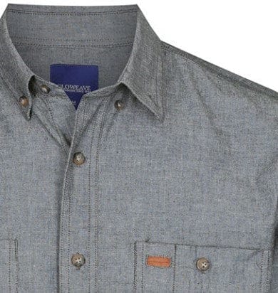 Load image into Gallery viewer, Gloweave Mens Icon Industrial Chambray Short Sleeve
