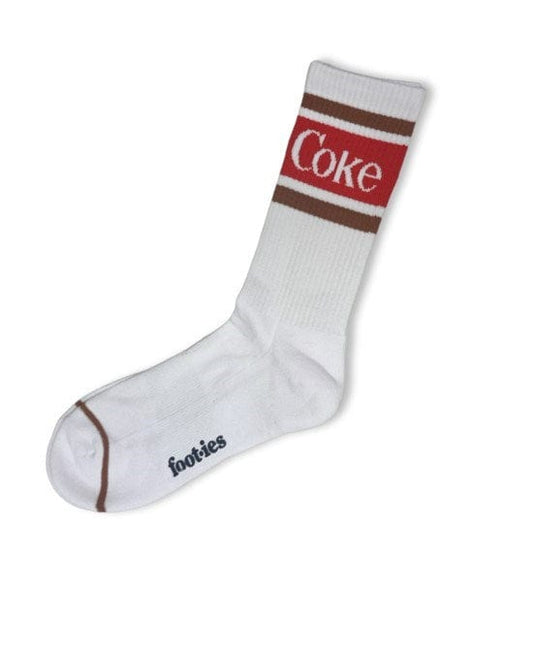 Fooot-Ies Mens Coke Ribbon Sneaker Socks 2 Pack
