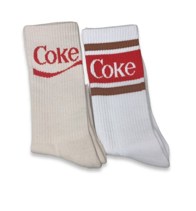 Fooot-Ies Mens Coke Ribbon Sneaker Socks 2 Pack