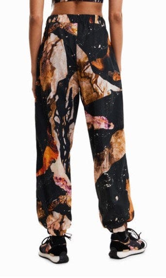 Desigual Womens Mineral Effect Print Joggers