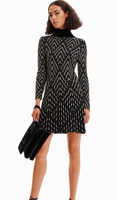 Desigual Womens Geometric Short Dress