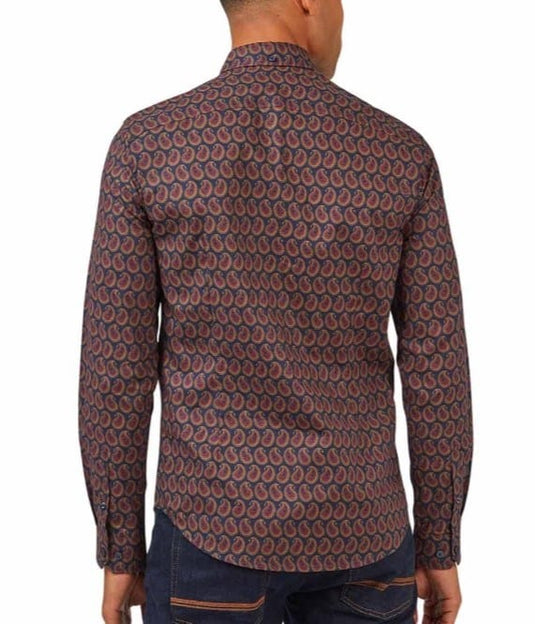 Ben Sherman Mens Paisley Print Shirt