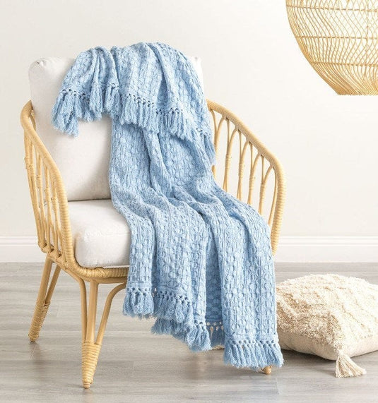 Renee Taylor Alysian Washed Cotton Textured Throw