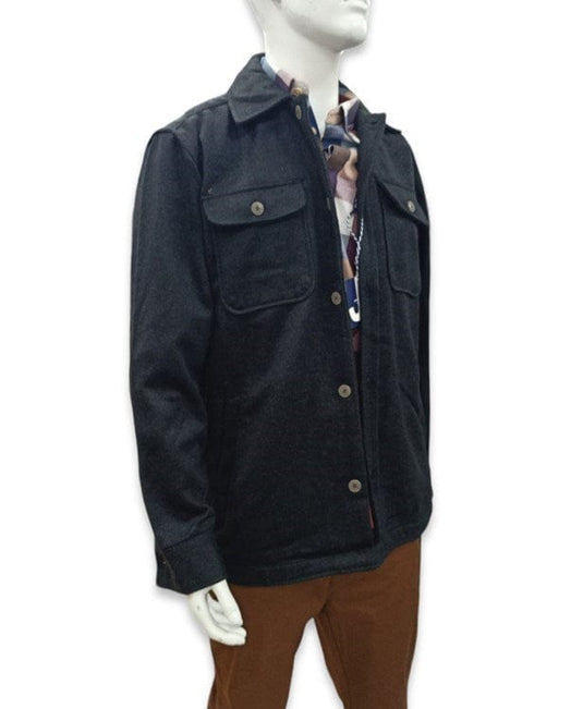 James Harper Mens Twill Overshirt