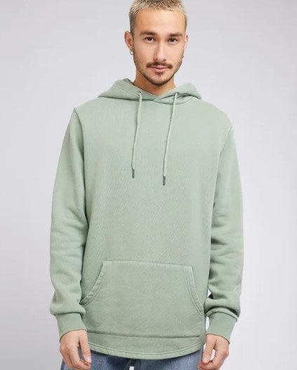 Silent Theory Mens Cuerved Hem Hoody