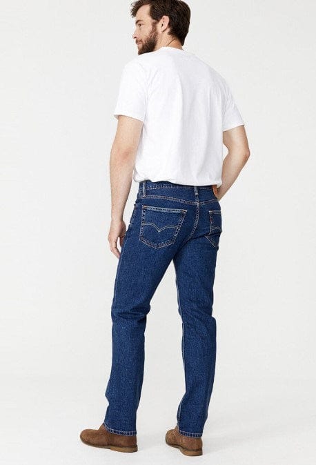 Levis Mens 516 Stretch Straight Jeans - Dark Stonewash