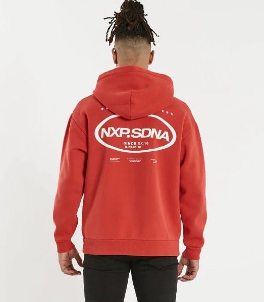 Nena & Pasadena Mens Motion Relaxed Hoodie