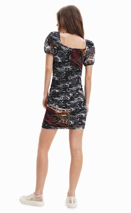 Desigual Womens Dress Short Sleeve