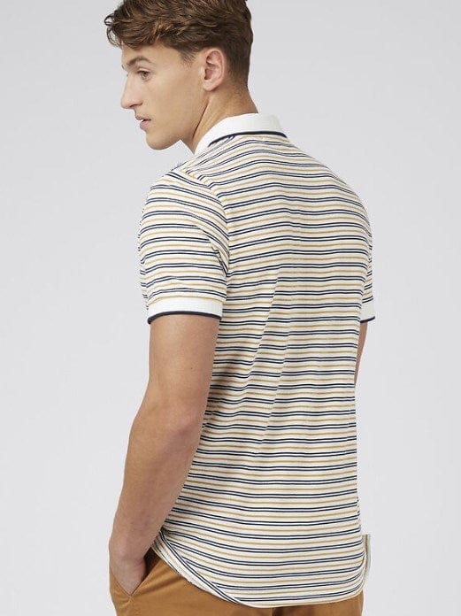 Ben Sherman Mens Stripe Polo