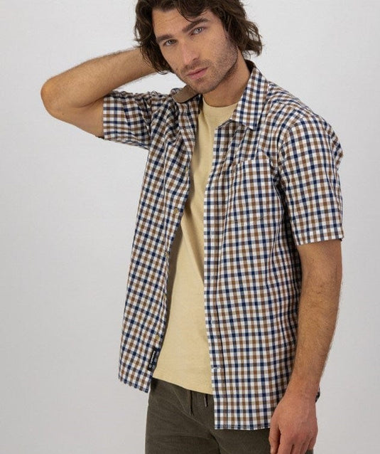 Swanndri Mens Mereau Short Sleeve Shirt