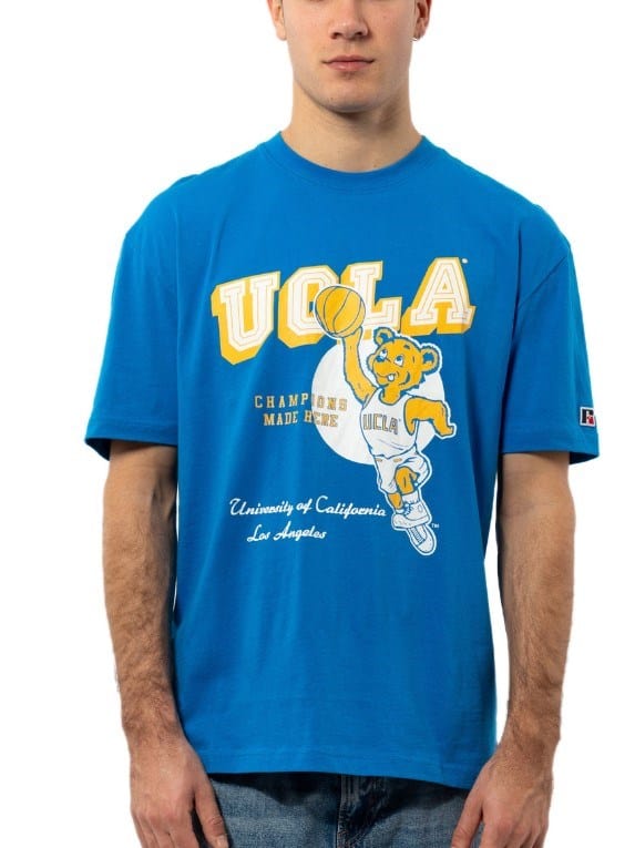 Load image into Gallery viewer, Russell Athletic Mens Bear OS Tee
